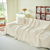 Faux Fur Smooth Plush Comfy Couch Covers, Soft Thicked Durable Blankets and Throws for Sofas