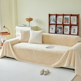 Faux Fur Smooth Plush Comfy Couch Covers, Soft Thicked Durable Blankets and Throws for Sofas