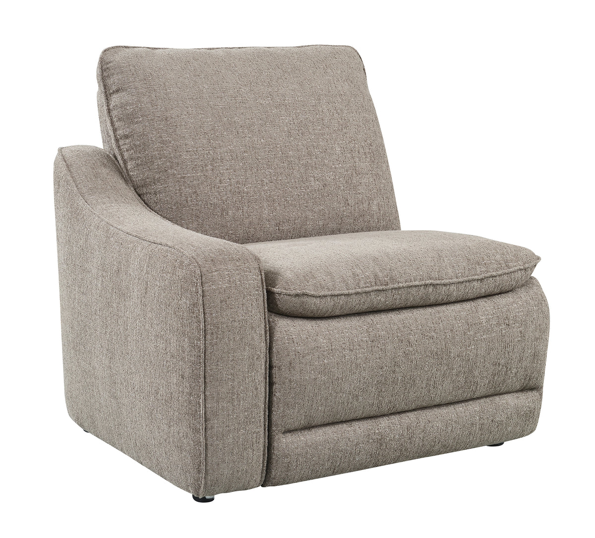 Park City Cream Fabric 6-Pc Dual Power Reclining Sectional with RAF Chaise