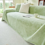 Faux Fur Smooth Plush Comfy Couch Covers, Soft Thicked Durable Blankets and Throws for Sofas