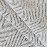 Boho Herringbone Sofa Throw Blanket with Pom Pom Tassels Stylish Furniture Slipcover