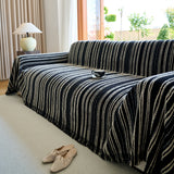 Vintage-Inspired Striped Blankets for Couch Covers Luxury Couch Throw Cover with Timeless Elegance