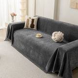 Soft Textured Couch Cover Slipcover Blanket, Modern Couch Covers for Dogs Washable