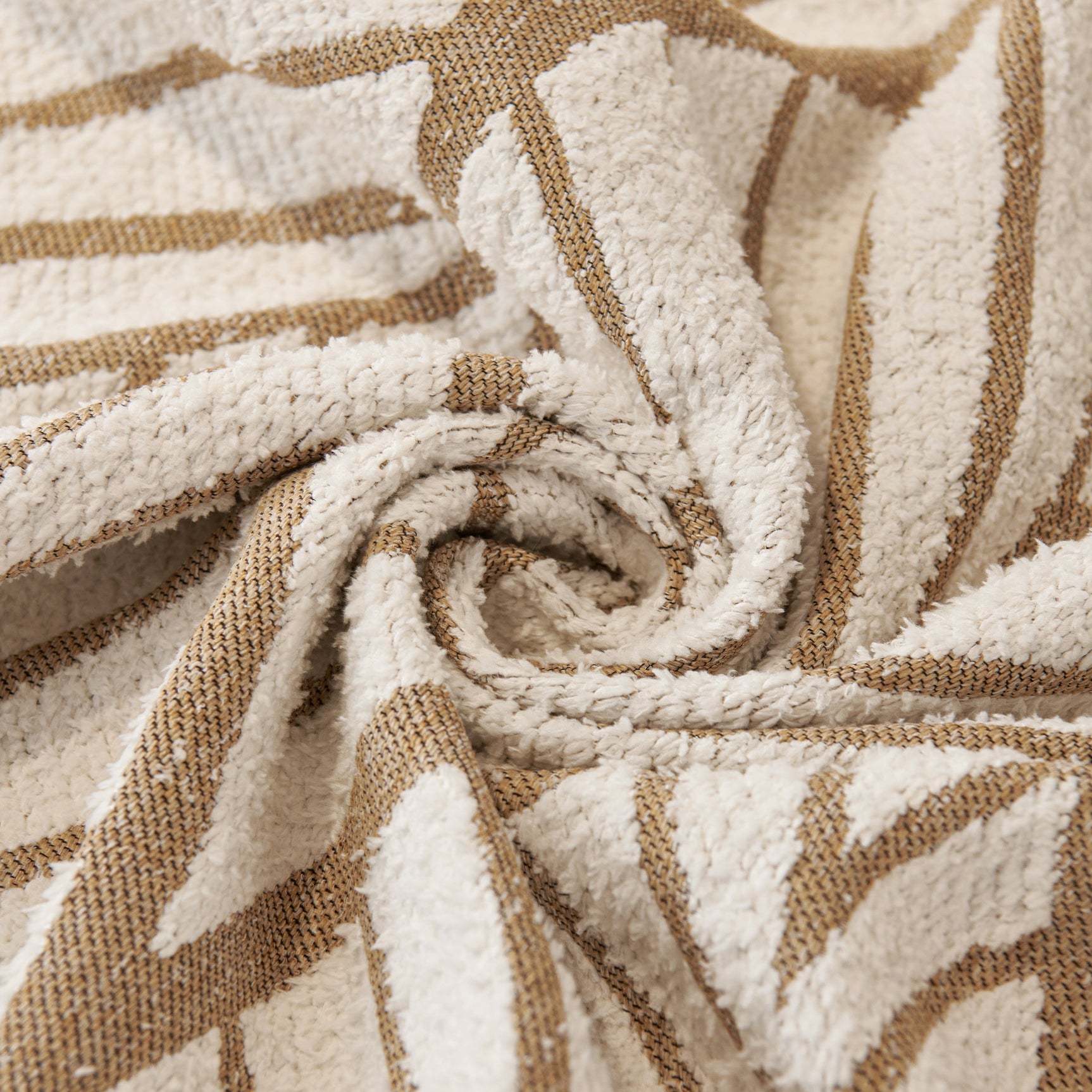 Maple Leaves Reversible Chenille Blanket Covers for Couch, Furniture Decoration Cover Sofa Slipcovers