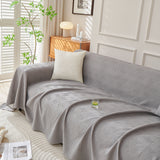 Cooling Scratch Proof Large Sofa Throw Cover, Geometric Texture Couch Protector