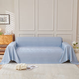 Cooling Scratch Proof Large Sofa Throw Cover, Geometric Texture Couch Protector
