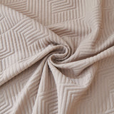 Cooling Scratch Proof Large Sofa Throw Cover, Geometric Texture Couch Protector