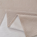 Cooling Scratch Proof Large Sofa Throw Cover, Geometric Texture Couch Protector