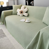 Waterproof Scratch Proof Herringbone Large Throw Blanket for Couch, Chenille Couch Cushion Covers for Pets