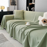 Waterproof Scratch Proof Herringbone Large Throw Blanket for Couch, Chenille Couch Cushion Covers for Pets