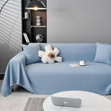 Waterproof Scratch Proof Herringbone Large Throw Blanket for Couch, Chenille Couch Cushion Covers for Pets