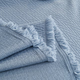 Waterproof Scratch Proof Herringbone Large Throw Blanket for Couch, Chenille Couch Cushion Covers for Pets
