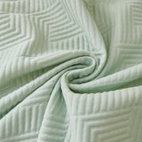 Cooling Scratch Proof Large Sofa Throw Cover, Geometric Texture Couch Protector