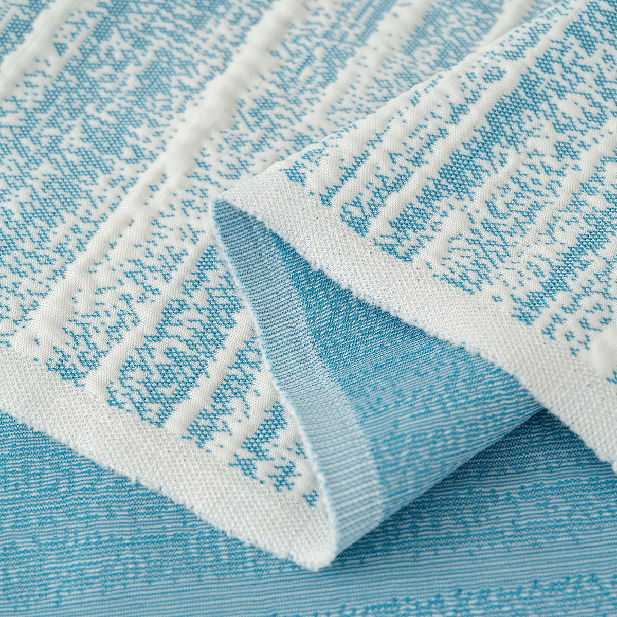 Summer Cooling Ice Silk Sofa Cover, Textured Stripe Soft Breathable Couch Throw Cover
