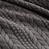 High Stretch Wheat Ear Embossed Textured Couch Slipcover, Water Repellent Sofa Cover
