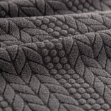 High Stretch Wheat Ear Embossed Textured Couch Slipcover, Water Repellent Sofa Cover