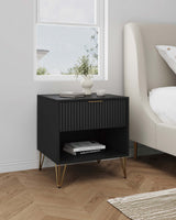 DUMBO 1.0 Nightstand in Black - Ornate Home