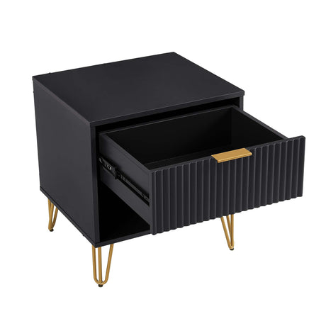 DUMBO 1.0 Nightstand in Black (set of 2) - Ornate Home