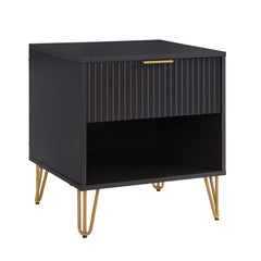 DUMBO 1.0 Nightstand in Black (set of 2) - Ornate Home
