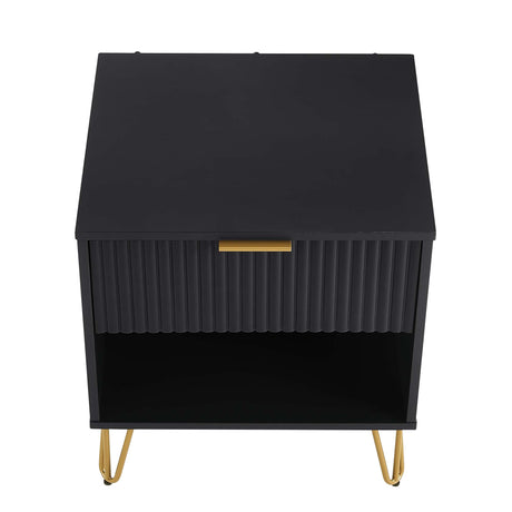 DUMBO 1.0 Nightstand in Black (set of 2) - Ornate Home