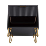 DUMBO 1.0 Nightstand in Black (set of 2) - Ornate Home
