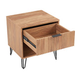 DUMBO 1.0 Nightstand in Golden Brown (set of 2) - Ornate Home