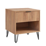 DUMBO 1.0 Nightstand in Golden Brown (set of 2) - Ornate Home