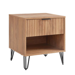 DUMBO 1.0 Nightstand in Golden Brown (set of 2) - Ornate Home