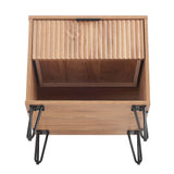 DUMBO 1.0 Nightstand in Golden Brown (set of 2) - Ornate Home