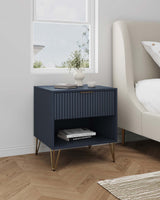 DUMBO 1.0 Nightstand in Midnight Blue - Ornate Home