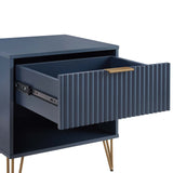 DUMBO 1.0 Nightstand in Midnight Blue - Ornate Home