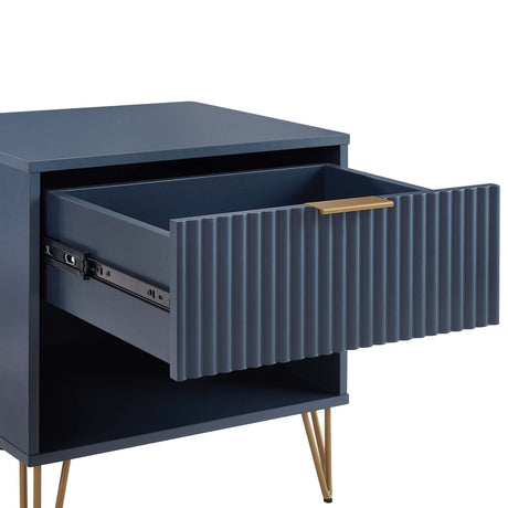 DUMBO 1.0 Nightstand in Midnight Blue (set of 2) - Ornate Home