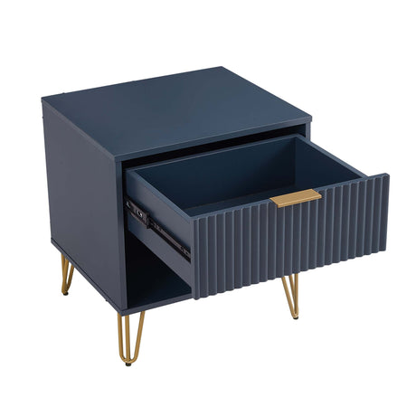 DUMBO 1.0 Nightstand in Midnight Blue (set of 2) - Ornate Home