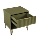 DUMBO 1.0 Nightstand in Olive Green (set of 2) - Ornate Home