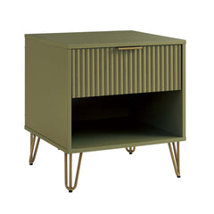 DUMBO 1.0 Nightstand in Olive Green (set of 2) - Ornate Home