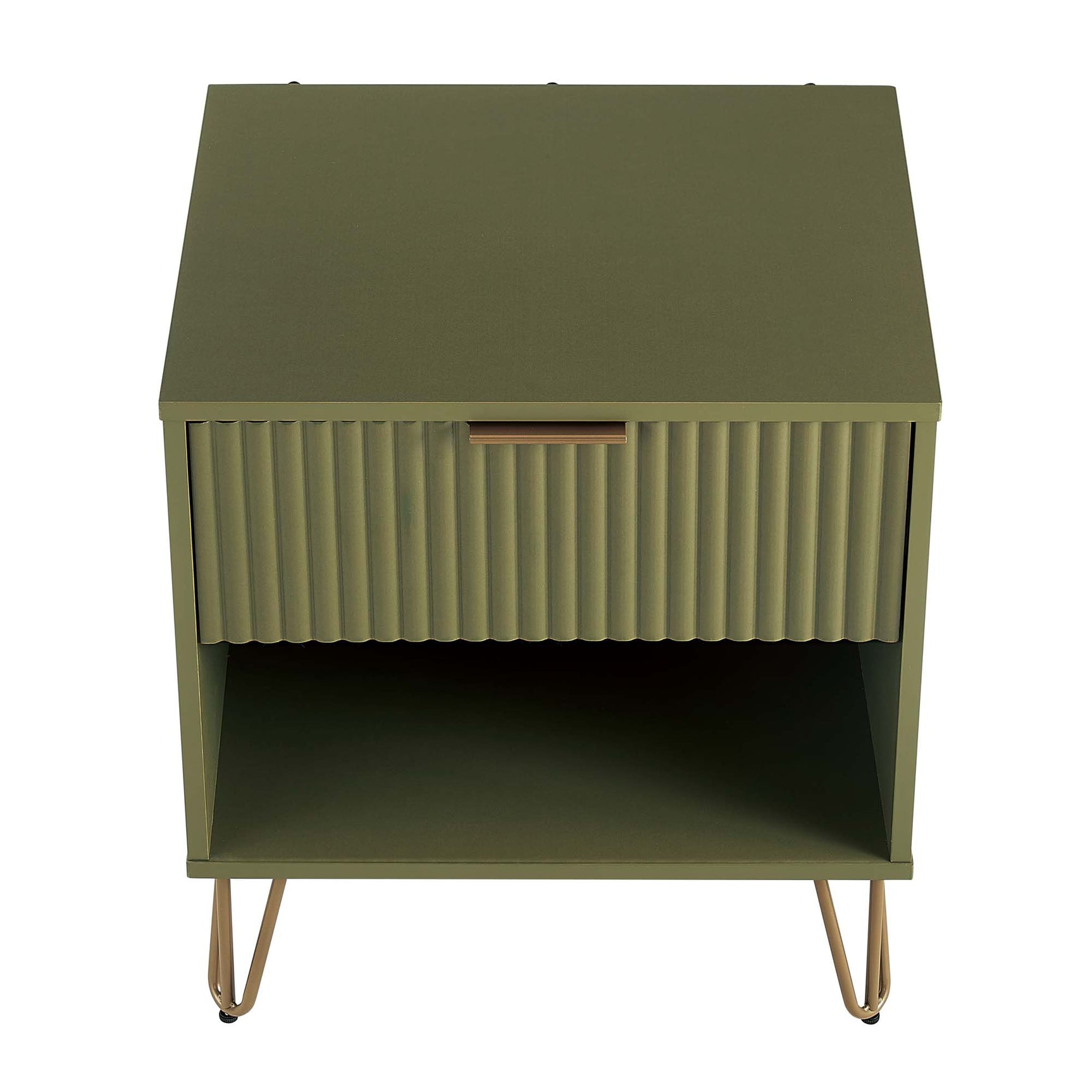 DUMBO 1.0 Nightstand in Olive Green (set of 2) - Ornate Home