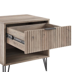 DUMBO 1.0 Nightstand in Rustic Grey - Ornate Home