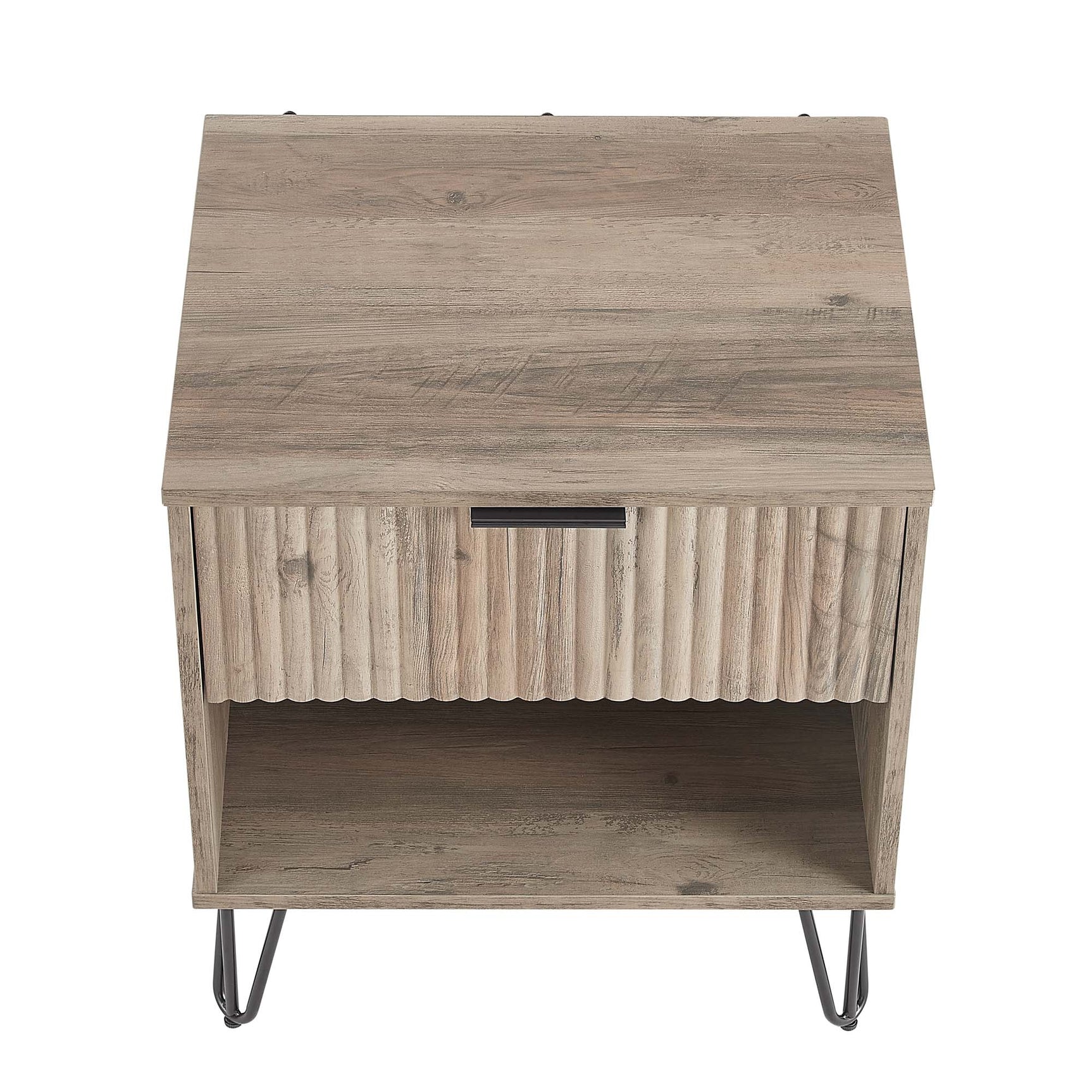 DUMBO 1.0 Nightstand in Rustic Grey - Ornate Home