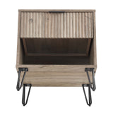 DUMBO 1.0 Nightstand in Rustic Grey - Ornate Home