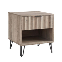DUMBO 1.0 Nightstand in Rustic Grey (set of 2) - Ornate Home