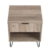DUMBO 1.0 Nightstand in Rustic Grey (set of 2) - Ornate Home