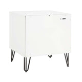 DUMBO 1.0 Nightstand in White and Rustic Grey - Ornate Home
