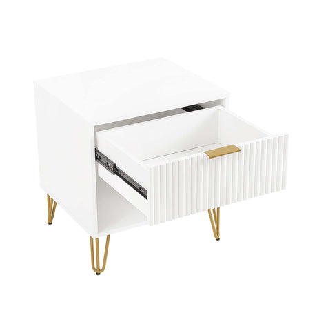 DUMBO 1.0 Nightstand in White (set of 2) - Ornate Home