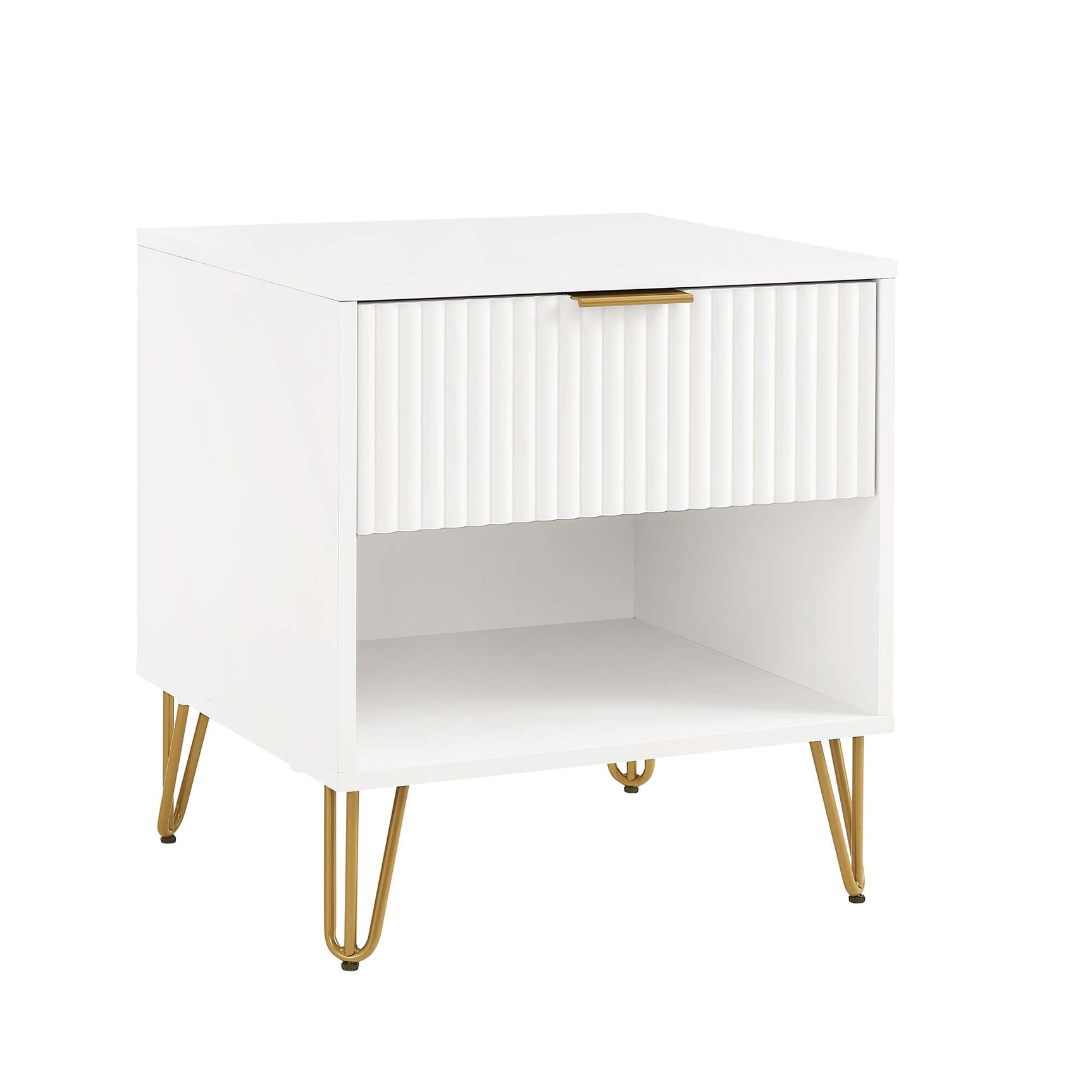 DUMBO 1.0 Nightstand in White (set of 2) - Ornate Home