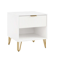 DUMBO 1.0 Nightstand in White (set of 2) - Ornate Home