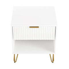 DUMBO 1.0 Nightstand in White (set of 2) - Ornate Home