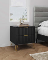 DUMBO 2.0 Nightstand in Black - Ornate Home