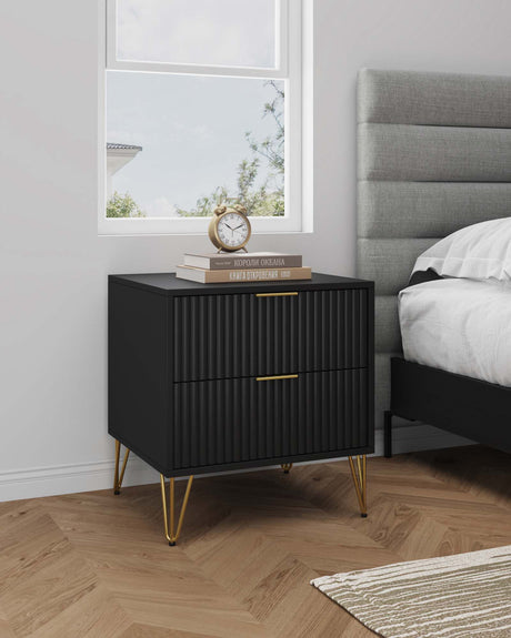 DUMBO 2.0 Nightstand in Black - Ornate Home
