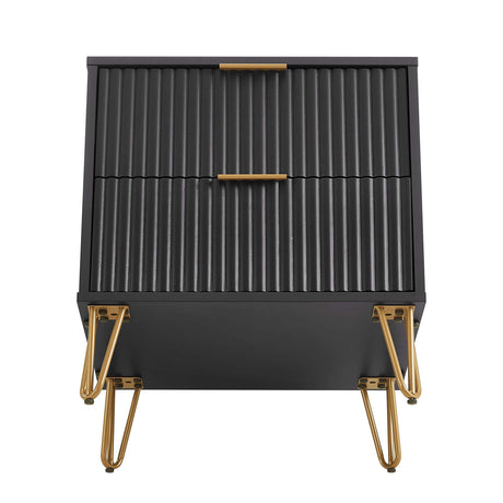 DUMBO 2.0 Nightstand in Black - Ornate Home