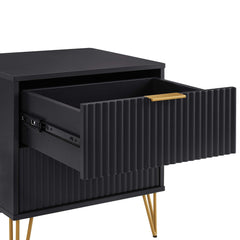 DUMBO 2.0 Nightstand in Black (set of 2) - Ornate Home